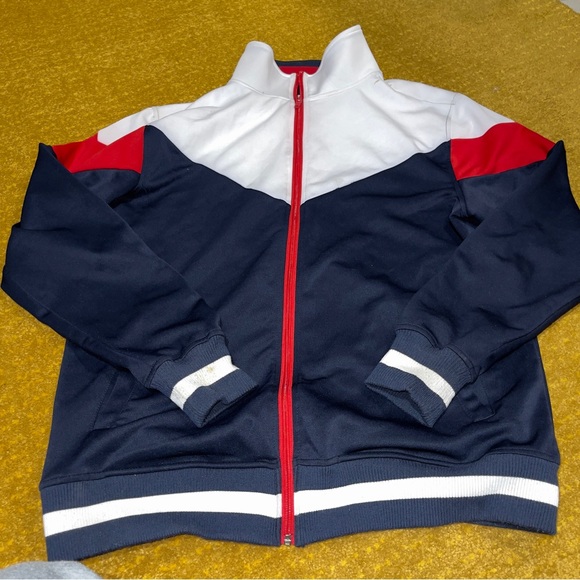 Bleecker & Mercer Zip Up Track Jacket Size Large - Picture 1 of 4